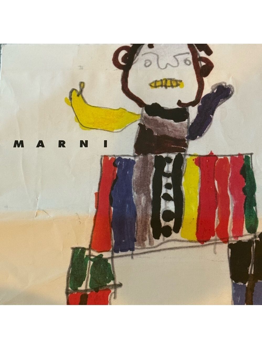 Marni Multicolor Artistic Tote Shopping Large Bag Limited Edition - Picture 2 of 5